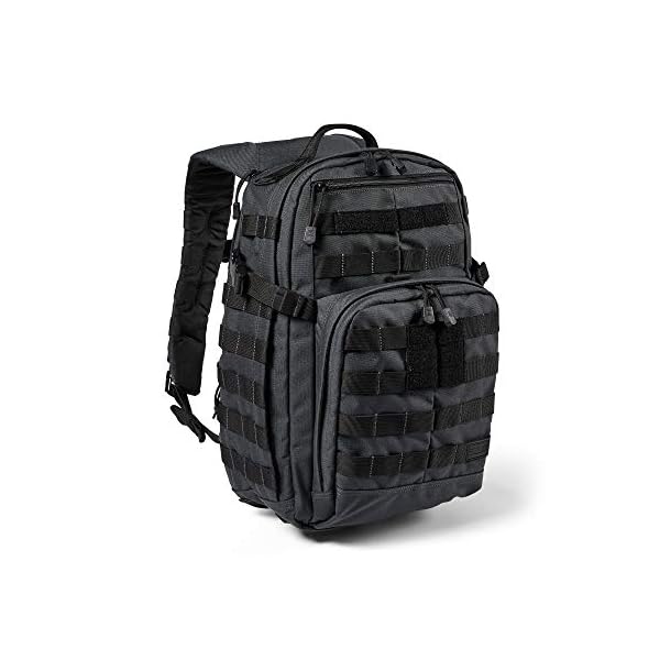 5.11 Tactical Backpack – Rush 12 2.0 – Military Molle Pack, CCW with Multiple Compartments, 24 Liter, Small, Style 56561, Double Tap
