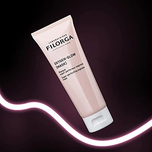 Filorga Oxygen-Glow Express Face Mask, Full Fast Acting Hydrating Skincare Treatment With Hyaluronic Acid and L-Enzyme for Flawless Skin in 10 Minutes, 2.53 fl. oz.