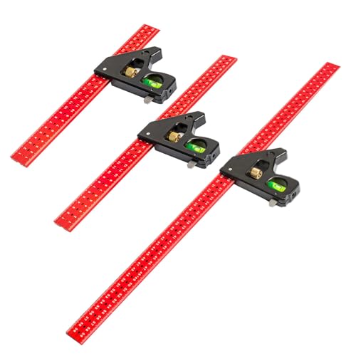 Règle de mesure multifonction en métal pour tracer vos plans de meuble