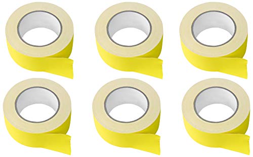 Rockville Bundle: (6) Rolls Pro Audio/Stage Wire Rock Gaff Yellow Gaffers Tape 2