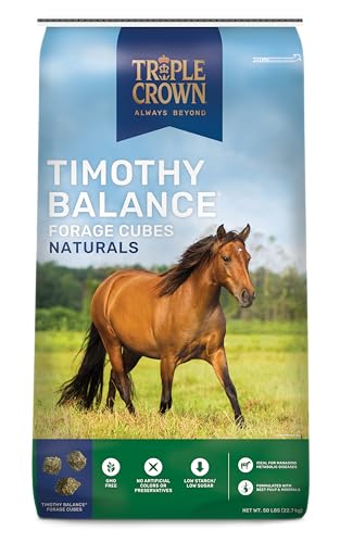 Triple Crown Timothy Cubes Balancing Horse Supplement, Timothy Ha...