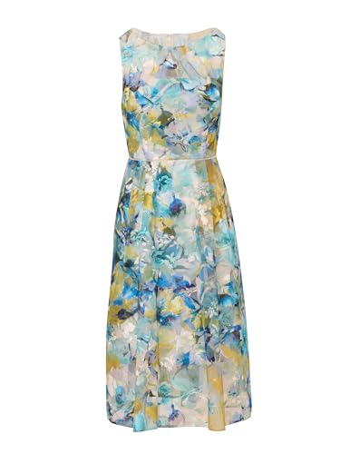 Image of Adrianna Papell Women's Floral Printed Veiled Dress