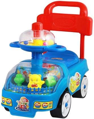 Image of Negi Ride On Funny Car /Rider for Kids /Child, 2+ Years Boys Girls, Fun Ride Toy (Colour May Vary)