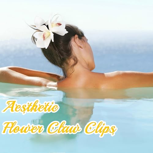 Pinzas para cabello Hawaiian Flower 4 piezas miniatura 2