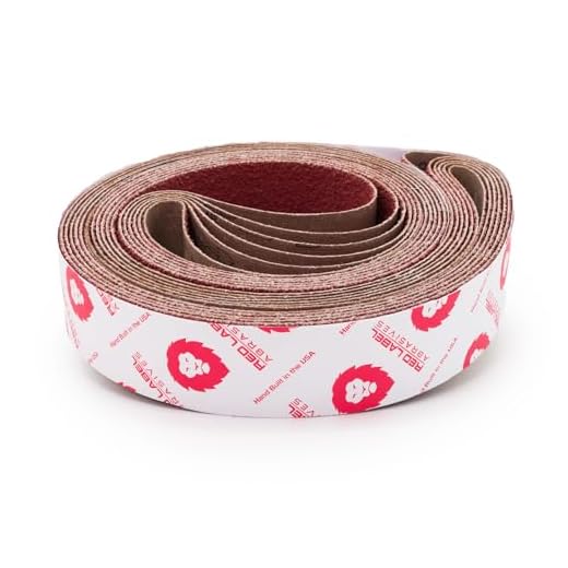 6 Pack of 36 Grit Ceramic Belts