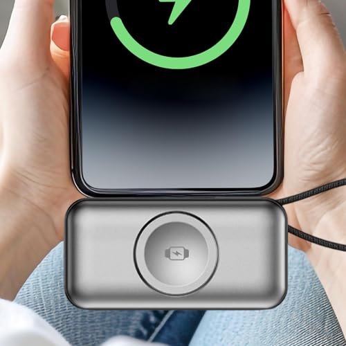 Cargador portátil magnético anticaídas para auriculares y relojes inteligentes 3