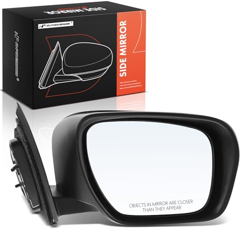 A-Premium Passenger Side Power Door Mirror - Compatible with Mazda