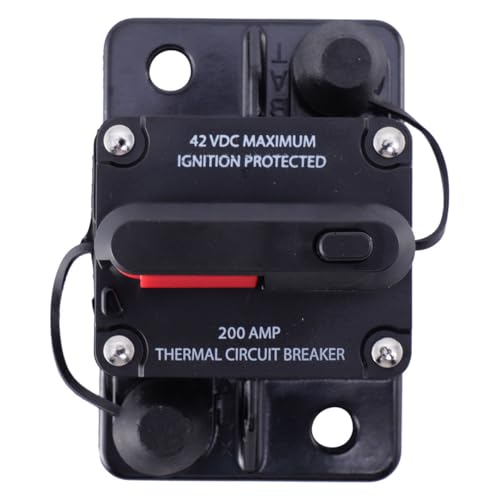 Disjoncteur auto réarmable étanche et support fusible en ligne pour circuit de moteur