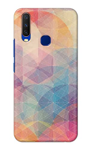 Image of Printed Hard Back Cover Case for Vivo Y15 | Vivo Y17 | Vivo Y11 | Vivo U10 | Vivo Y12 | Vivo Y12i Back Cover (Crumpled Paper Design) -1803