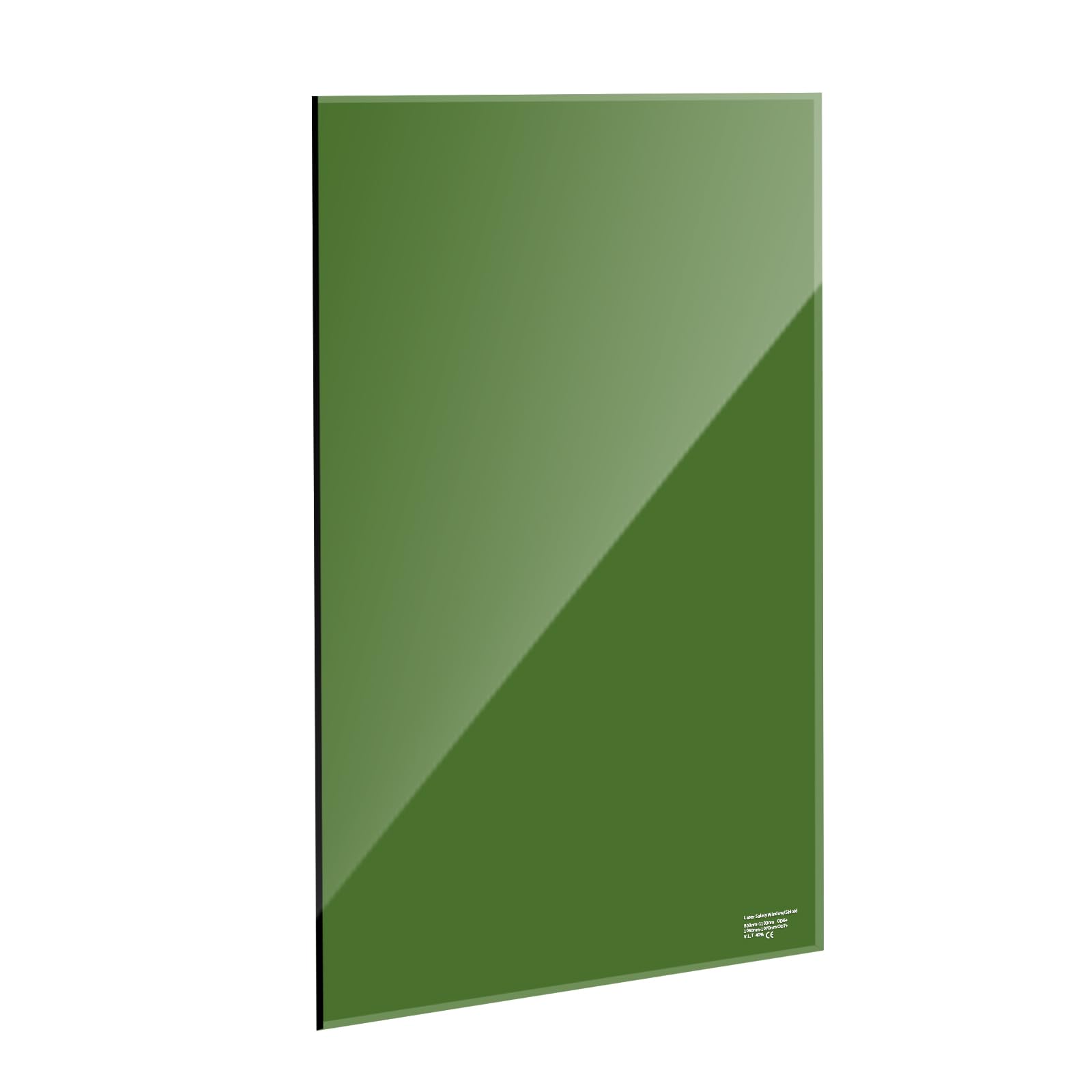 LaserPair Laser Safety Window Shield For 800-1100 nm (12"x12"x0.2") High Power Laser Equipment Protection Sheet Organic Glass 800-1100nm Optical Fiber Infrared Light Protection Plate Shield