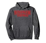 Netflix Stranger Things Simple Red Logo Pullover Hoodie