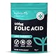 Folsäure-Tabletten - 400 µg pro Tablette - 400 Tabletten - 13 Monatsvorrat - Vegan - OHNE künstliche Zusätze - Bei Kinderwunsch und Schwangerschaft - Hochdosiert