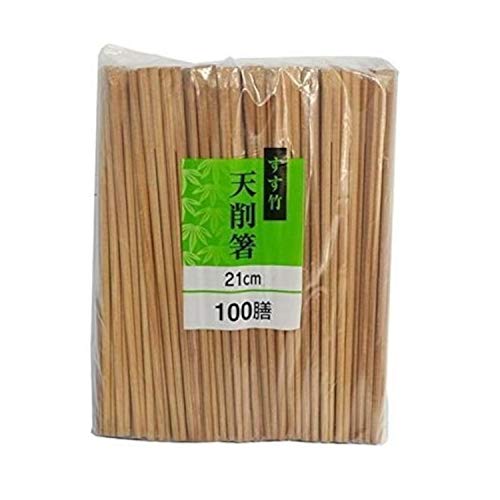 割り箸 すす竹 天削箸 21cm 紙袋なしタイプ 100膳