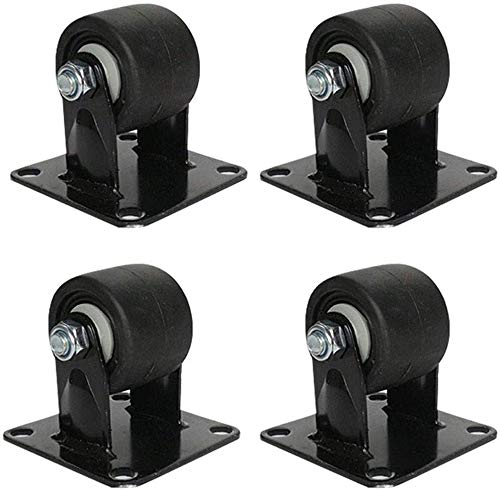 MXXQRHF Heavy Duty 3in Castor Wheels Swivel Industrial Caster Wheels 1200KG/2640Lbs Capacity Perfect for Trolley Equipment Durable & Reliable Moving Solutions