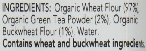 Hakubaku Organic Green Tea Soba Noodles (no salt added), 7-Ounce Bags (Pack of 10)