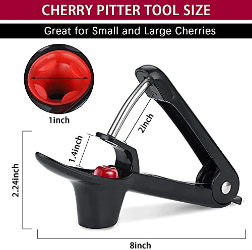 Tenlary Cherry Pitter - Heavy-Duty Olive And Cherry Pitter Corer Tool With Space-Saving Lock Design thumb #1