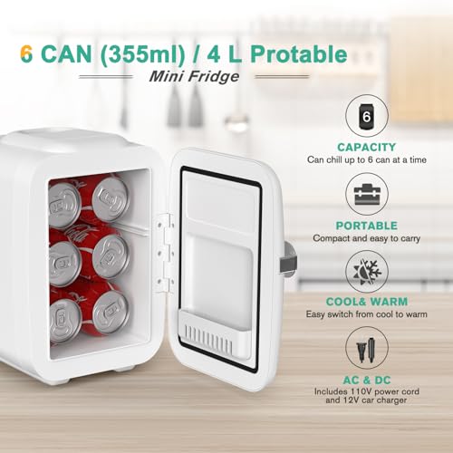 La Mejor Selección de Mini Refrigerador Walmart que Puedes Comprar On-line. 29 Mini Refrigerador Walmart marca CROWNFUL (3)
