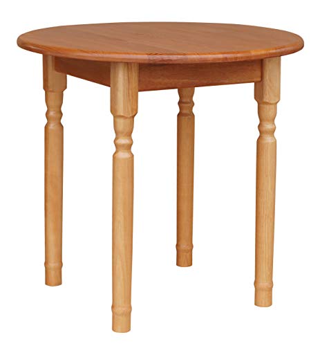 k koma Table ronde en pin massif style maison de campagne (Alder)