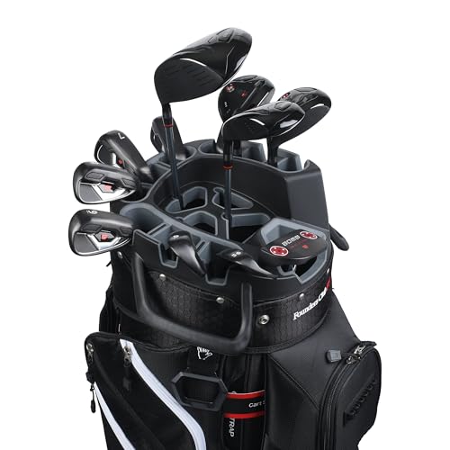Founders Club 4th Generation Tour Series Club Lock Organizer Golf Cart Bag for Men with 14 Way Anti Rattle Divider Top- Free Snap On Rain Hood-Full Length Dividers - Image 4