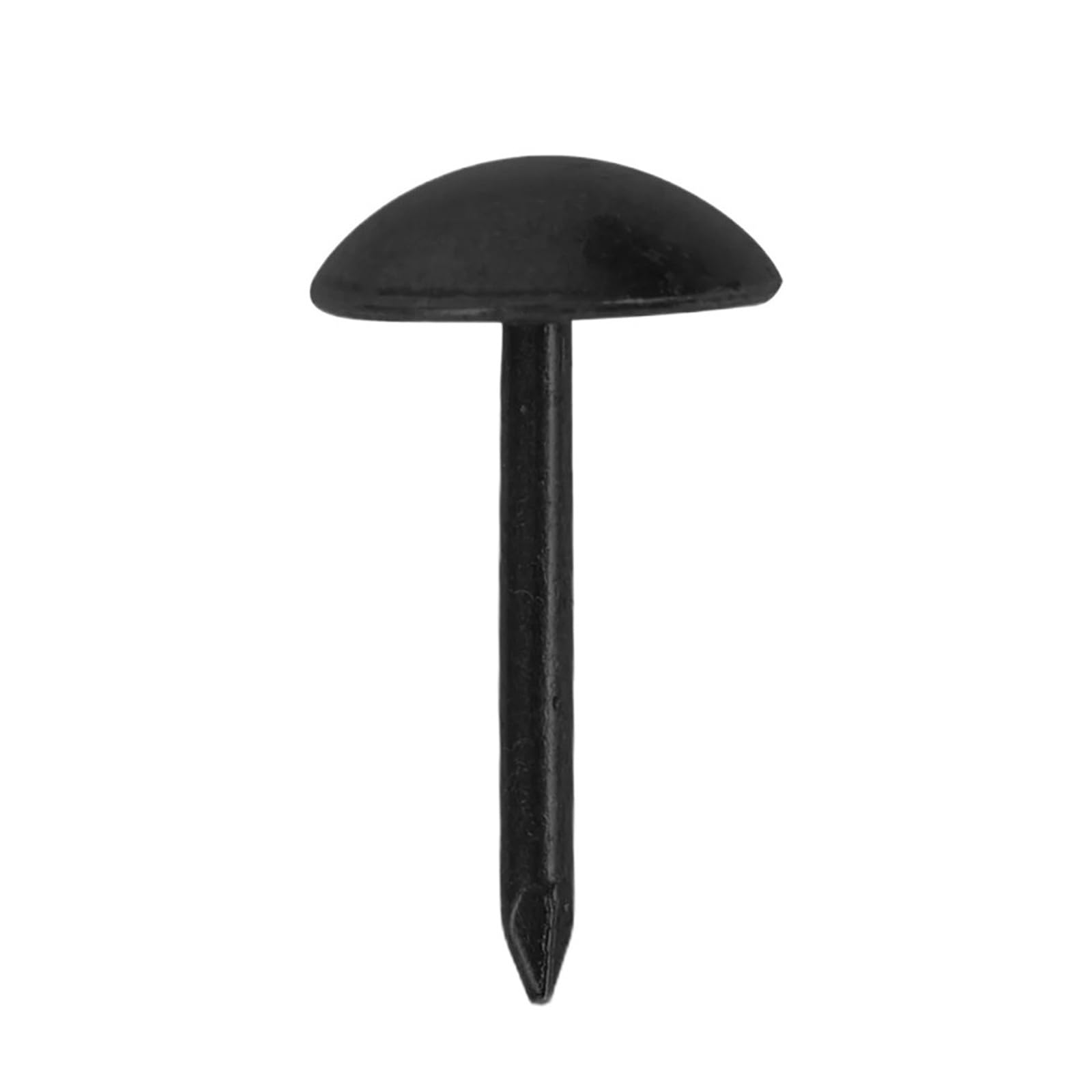 Flat Head Push Pins 300Pcs Black Furniture Decorative Nails Vintage Upholstery Tacks Iron Small Metal Studs Easy Install For Sofa Door Wood