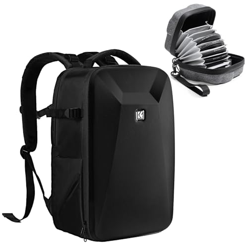 Mochila para cámara que protege tus objetivos y bolsa para filtros antiarañazos