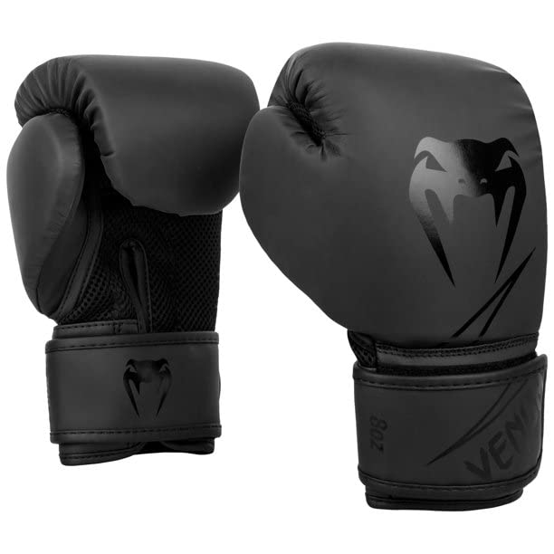 Venum Classic Kids Boxing Gloves - Black/Black - 8oz - WLMT Edition