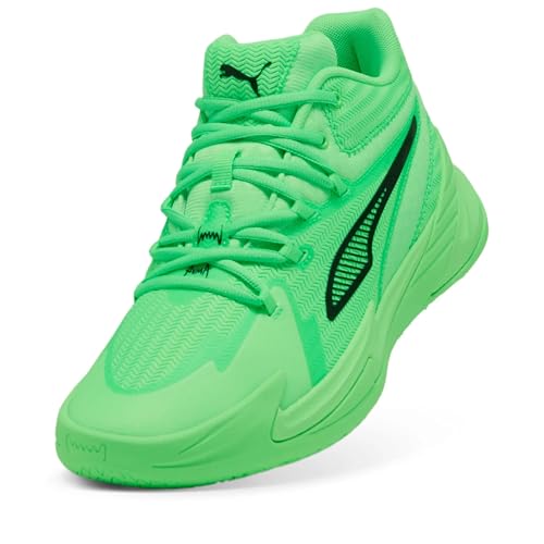 Puma DAGGER Basketballschuhe Unisex-Erwachsene, Green Glimmer-Pure Magenta, 43 EU – Ansicht 4