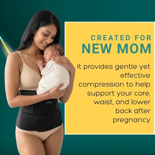 Image of WELLESA 3-IN-1 Postpartum Belly Belt for Women