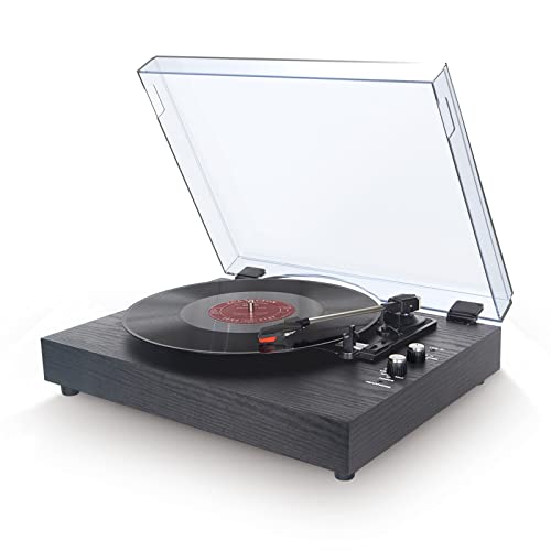 Tourne-Disque Vinyle, Tourne-Disque phonographe Vintage avec Haut-parleurs intégrés, réglage à Trois Vitesses et réglage du Volume, BT/AUX, Fonctionnement à Un - Les Beatles, Paul McCartney, John Lennon, RIngo Starr, George Harrison Tourne-Disque Vinyle, Tourne-Disque phonographe Vintage avec Haut-parleurs intégrés, réglage à Trois Vitesses et réglage du Volume, BT/AUX, Fonctionnement à Un