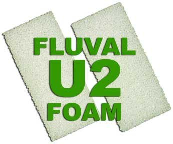 Zanyzap 4 Foam Filter Pads for Fluval U2 Underwater Filter