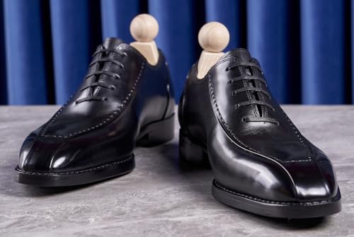 Mens Dress Shoes Formal Oxfords Genunie Leather Modern Plain Toe Oxford Fashion Prom Wedding Derby Business Casual Suit Shoes Tuxedo Shoes for Men2