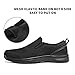 TIFMXWI Non Slip Work Shoes for Men Kitchen Chef Food Service Shoe Restaurant Hospital Fashion Casual Comfort Working Footwear（10） Black