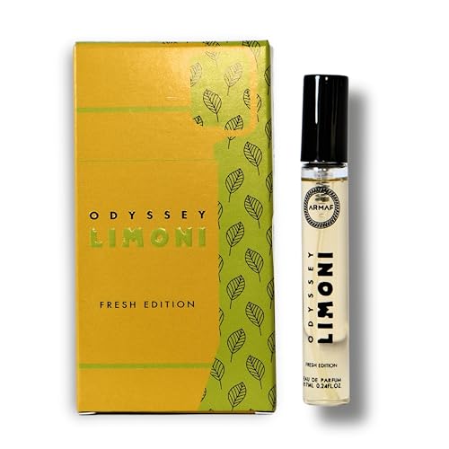 Image of Armaf Odyssey Limoni Fresh Eau De Parfum (EDP) - 7ML Trial Pack | Fresh Citrus Long-Lasting Fragrance for Men & Women | Perfume for Unisex | Energizing, Unisex Scent