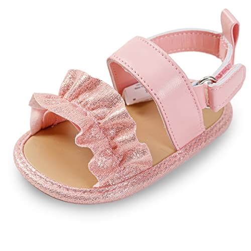 Infant Baby Girls Sandals with Princess Dress First Walker Shoes