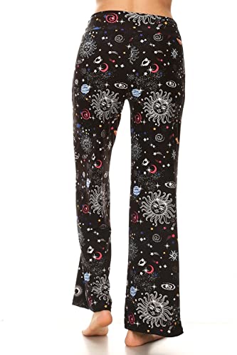 Image of Leggings Depot Women's Wide Leg Drawstring Pajama Pants for Lounge, Sleep