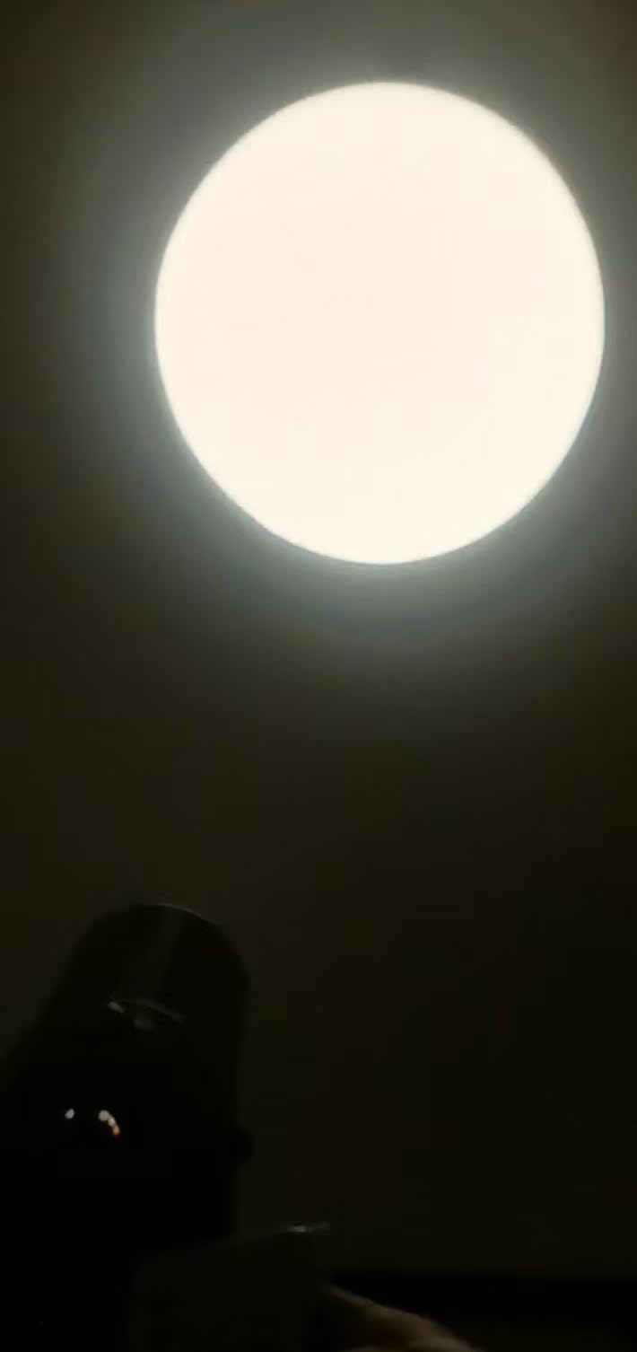 PinSpot-Light, SENLAN 12 W, doppio bianco/bianco freddo e bianco caldo, luce LED da discoteca per Mirro Ball, PinSpot-DJ luci per palcoscenico con controller IR
