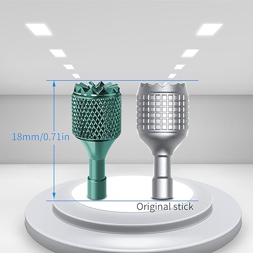 LYONGTECH 2 Paar Steuerknüppel Sticks für DJI RC 2,RC Fernsteuerung(Flip,Neo,Air 3S/3,Mini 3 Pro,Mini 3,Mavic 3 Classic/Pro),Control Joystick Drohne Zubehör(Gold+ Grün)