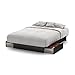 South Shore Step One Platform Bed Gray Oak, Contemporary