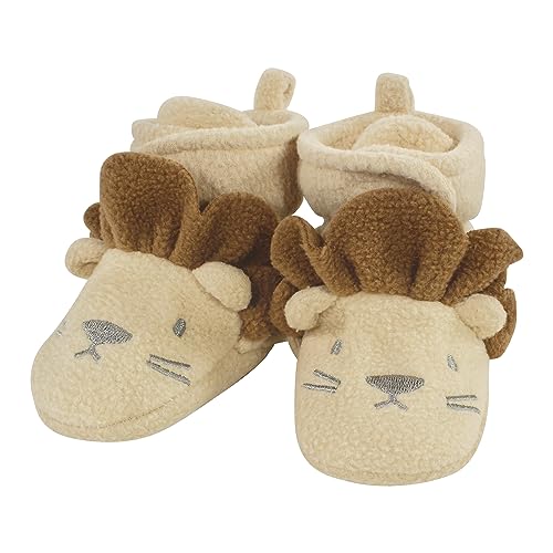 Image of Hudson Baby Cozy Fleece Booties with Non Skid Bottom,