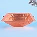 SATVIK Copper Hawan Kund for Pooja l Sacred Copper Havan Kund for Indian Ritualsl Yajnas & Fire Sacrifice l Traditional Puja Essential for Prosperity