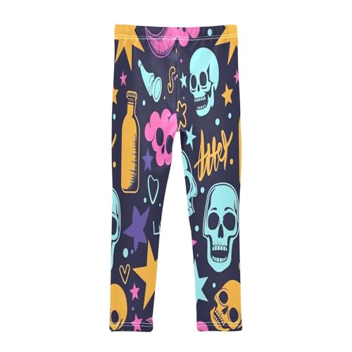 Bolaz Toddler Girls Leggings Printed Yoga Pants Leggings Star Graffiti for Kids2