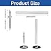 Zorfeter 100 PSC Double-Head Seamless Nails, Bonus 1PCS Sleeve Tools Non Marking Nails Invisible Screws, Specific Sleeve Tool for Installing Baseboards/Home Improvement