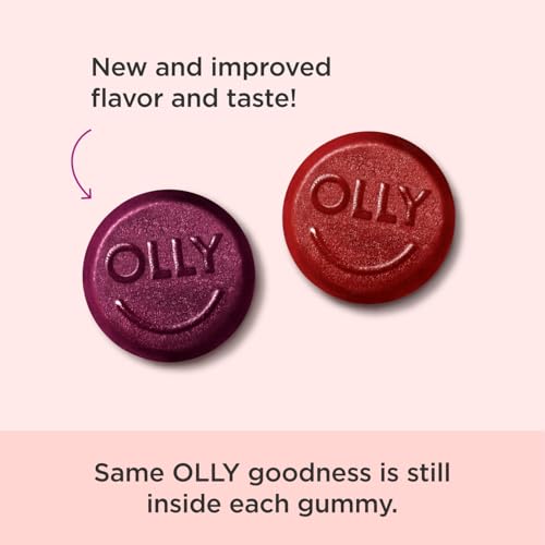 OLLY Men's Multivitamin Gummy, Vitamins A, C, D, E, B, Zinc, Blackberry Flavor, 45 Day Supply - 90 Count - Image 3