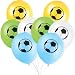 12" Latex Soccer Party Balloons, 8ct