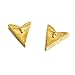 Brass Finish Long horn Western Collar Tip
