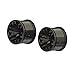 ARRMA 1/10 MT Front/Rear 2.8 Wheels, 14mm Hex, Black Chrome (2), ARA510099