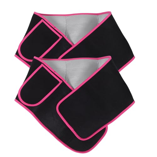 VANZACK Mangas para Muslos Quemagrasas Ajustables para Sauna y Entrenamiento, Bandas Térmicas Antideslizantes de Nailon Elástico, 1 Par en Color, Equipo Fitness para Sudoración