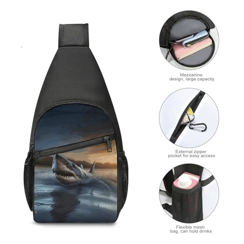 Bolso cruzado deportivo antirobo para viaje y senderismo miniatura 5