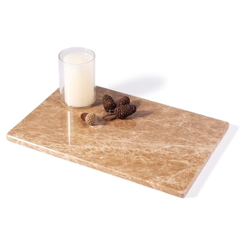 Tabla de cortar de mármol natural 12 x 8 pulgadas miniatura 1