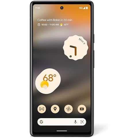 TracFone Google Pixel 6a 5G, 128GB, Black - Prepaid Smartphone(Locked) Cover